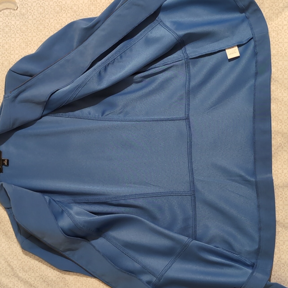 SkyBlue Zip-up Jacket by Elementz™ SzSmall Polyester/Spandex Blend NWT - Picture 7 of 16